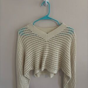 wild people crochet knit sweater